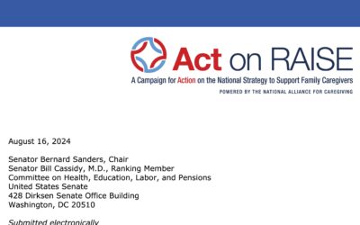 S. 4776 – Older Americans Act Reauthorization of 2024 – Endorsement Letter